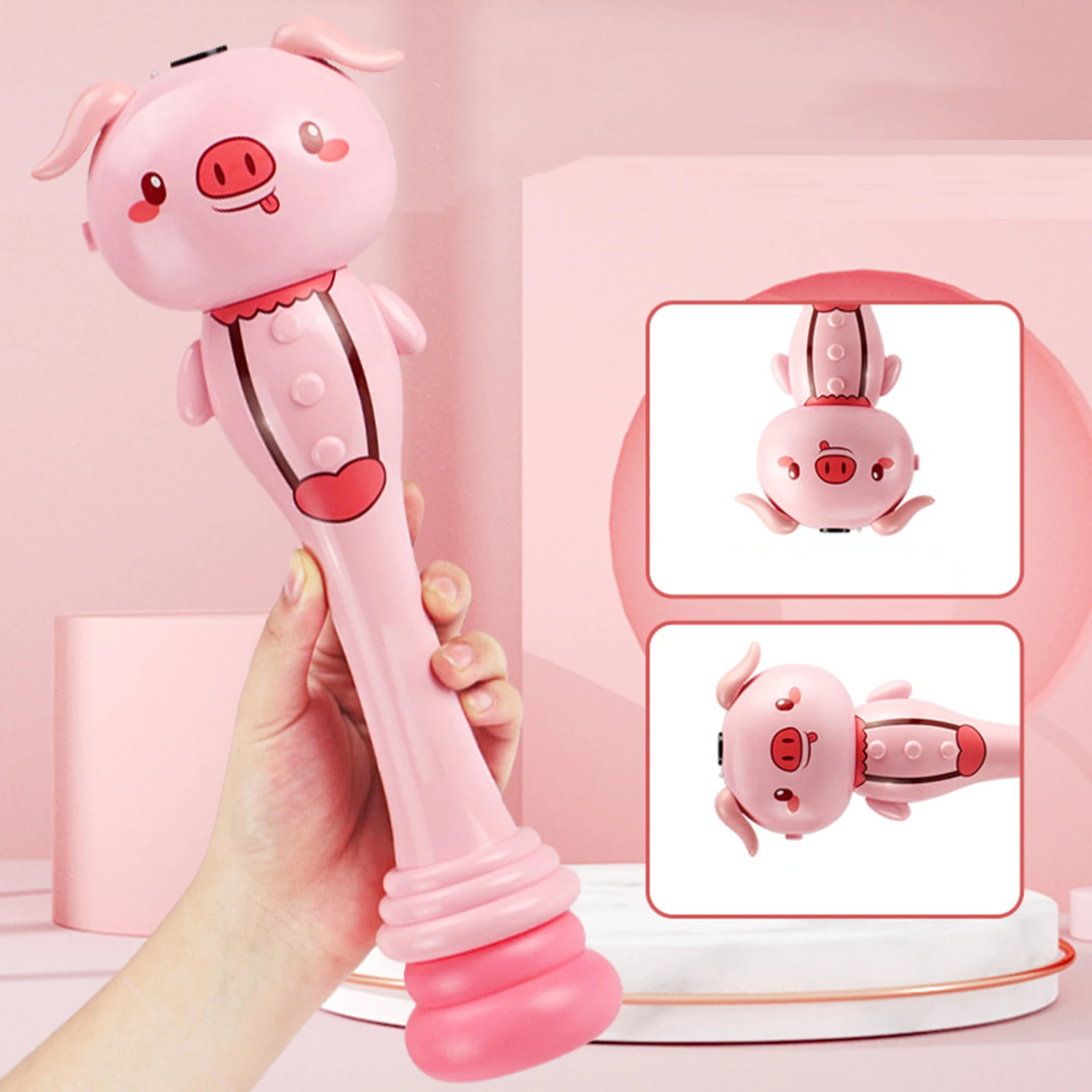 

Lovely Cartoon for Kid Handheld Automatic Bubble Blower Maker