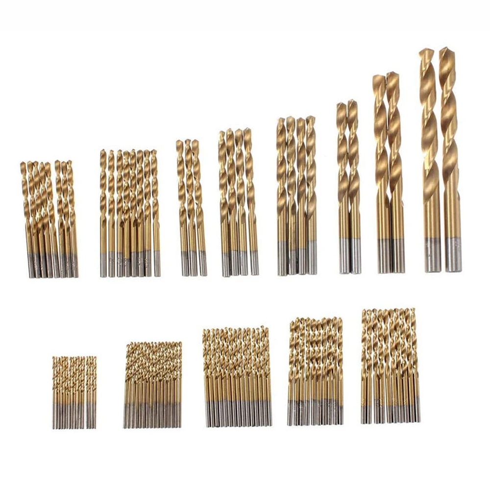 Набор кобальтовых сверл 99 шт. спиральный винт метрические композитные насадки