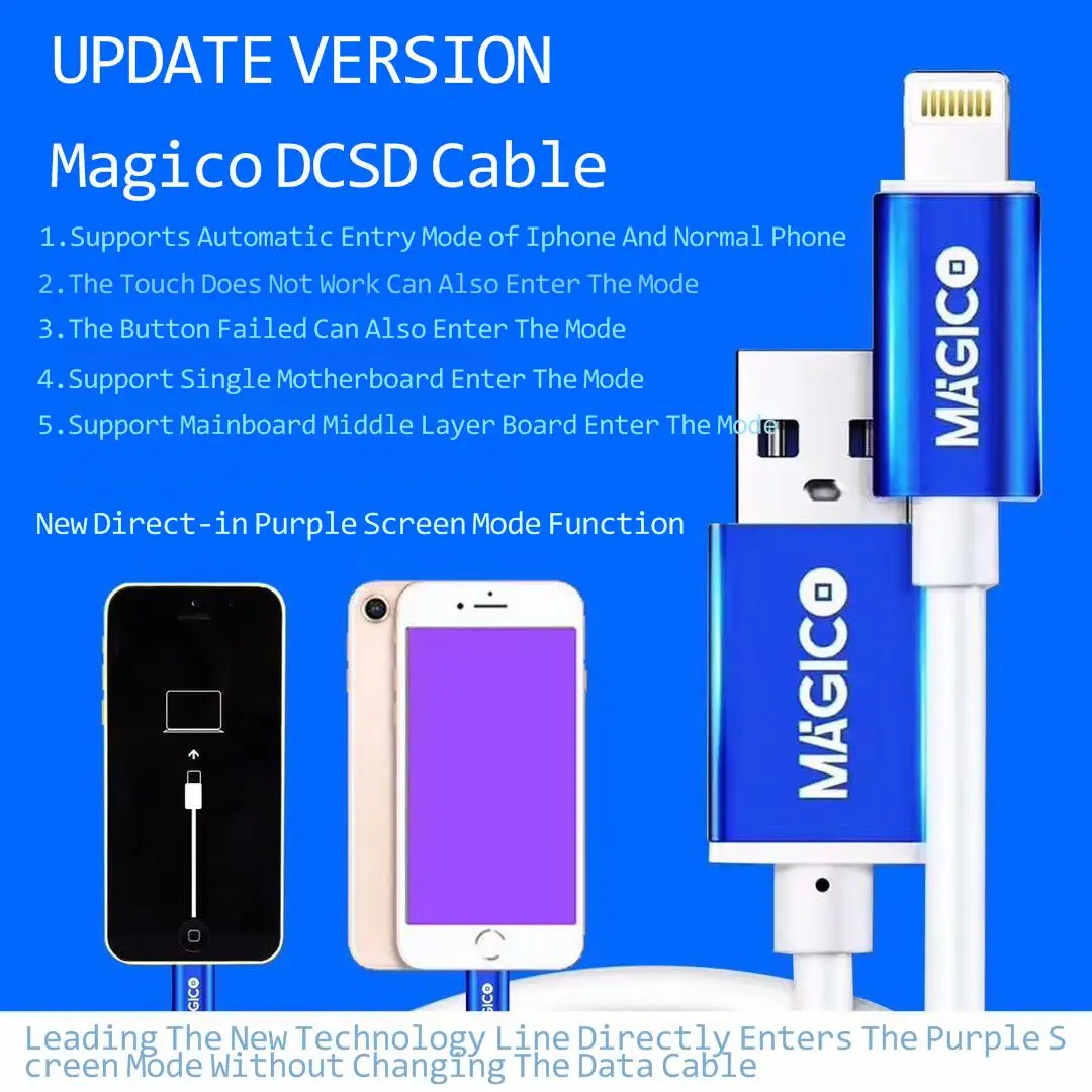 Обновленный кабель MAGICO OEM DCSD для iPhone последовательный порт инженерный