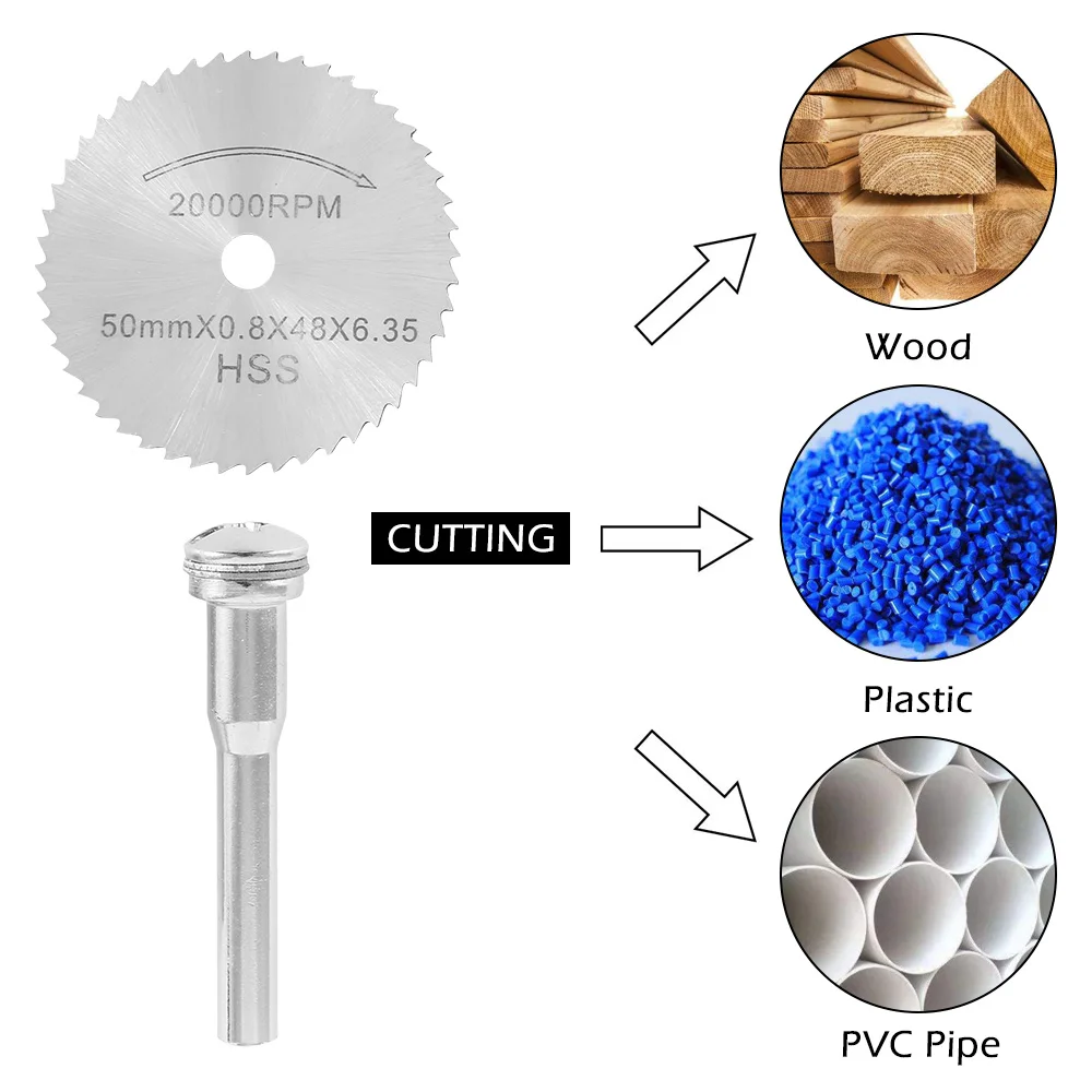 36pcs HSS Mini Circular Saw Blade Set Resin Cut Off Wheels Diamond Cutting Discs Rotary Tool Accessories for dremel Wood Plastic|Полотна