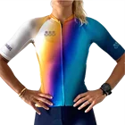 Женская одежда для велоспорта, быстросохнущая футболка с коротким рукавом, летняя одежда для велоспорта