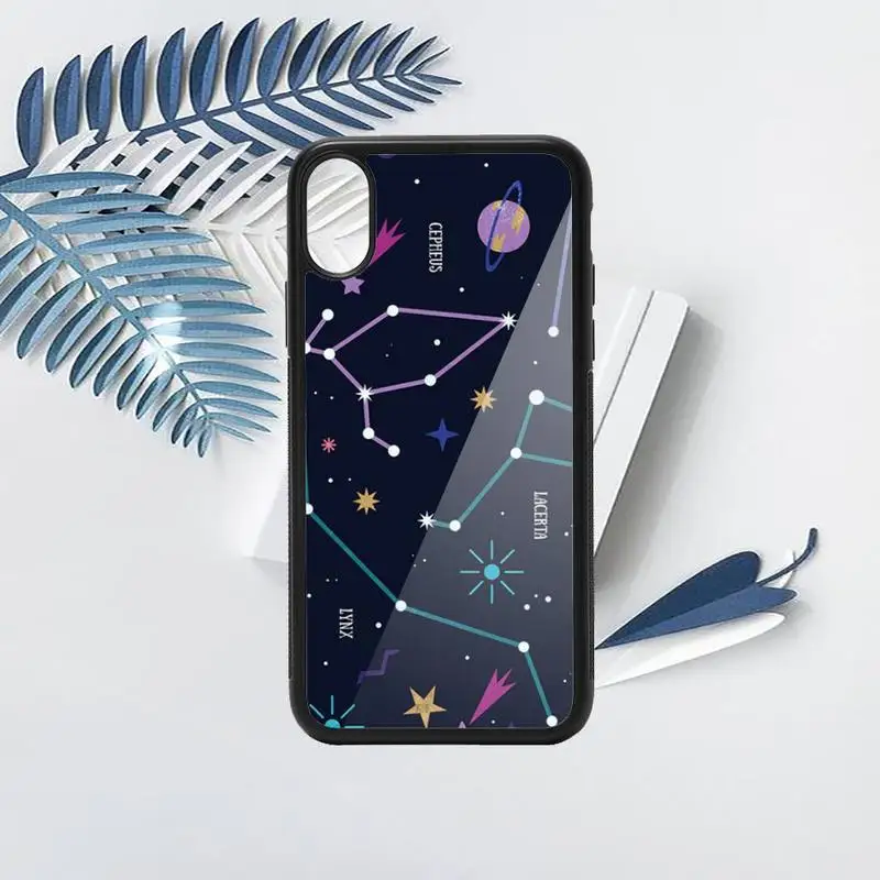 

12 constellations starry universe Phone Case PC for iPhone 11 12 pro XS MAX 8 7 6 6S Plus X 5S SE 2020 XR