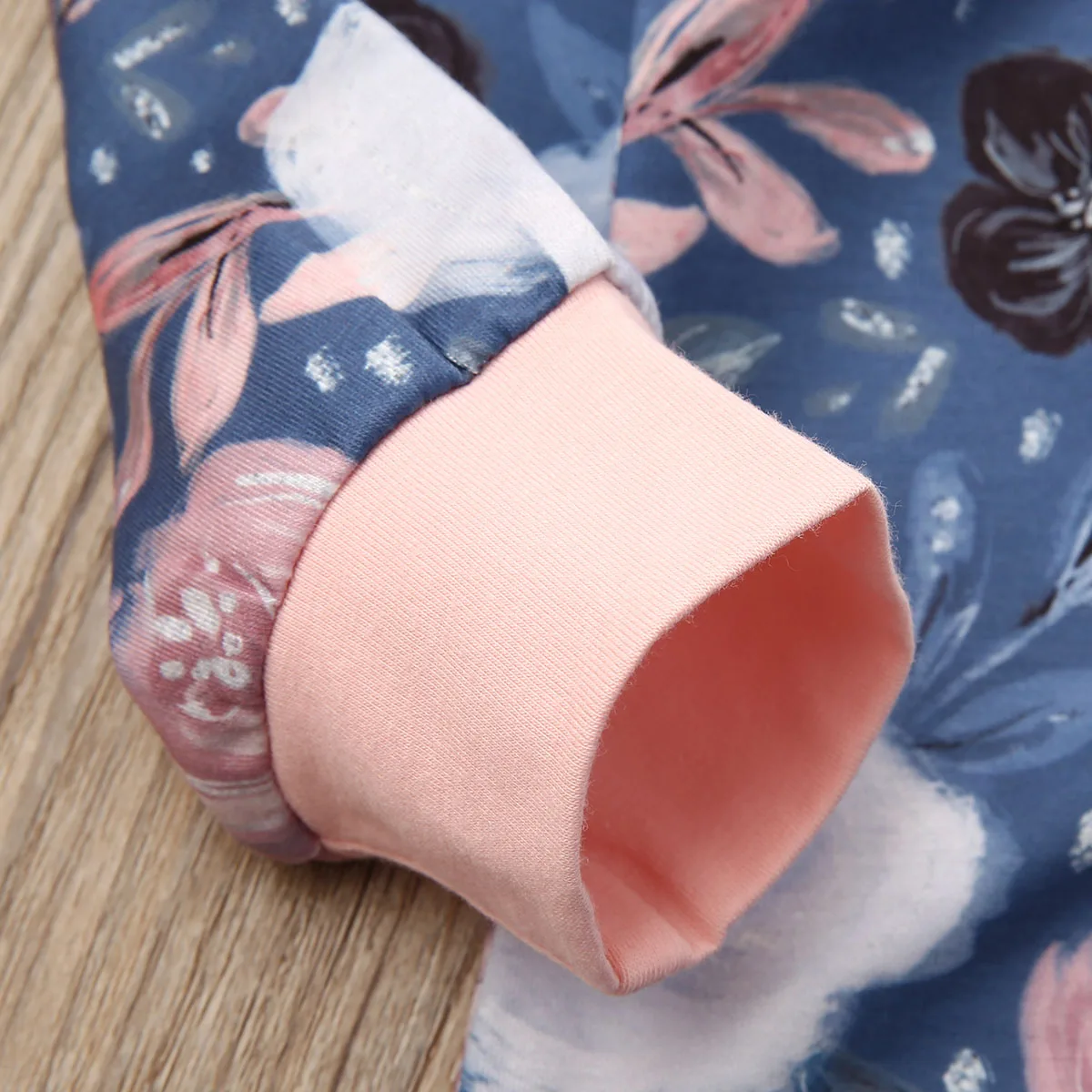 

pudococ 2020 New Years baby girls romper long sleeves infant newborn baby hooded romper first baby zipper clothes floral print