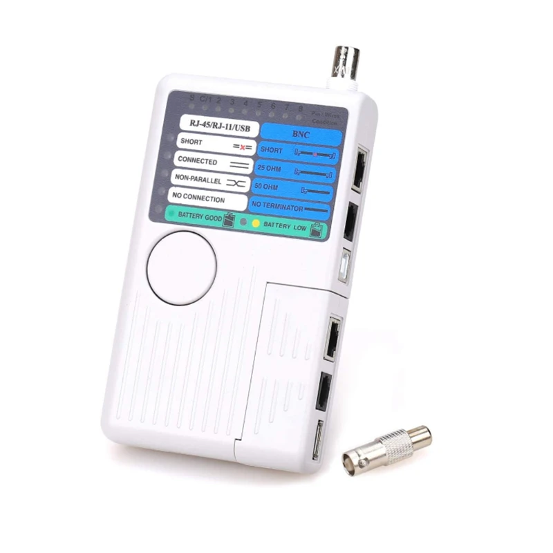 Тестер сетевого кабеля Jillway 4 в 1 USB BNC RJ11 RJ45 тестер телефонных кабелей UTP STP LAN