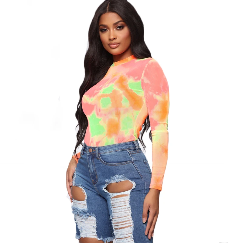 Сексуальный Боди в стиле бохо Модный облегающий комбинезон с длинным рукавом и