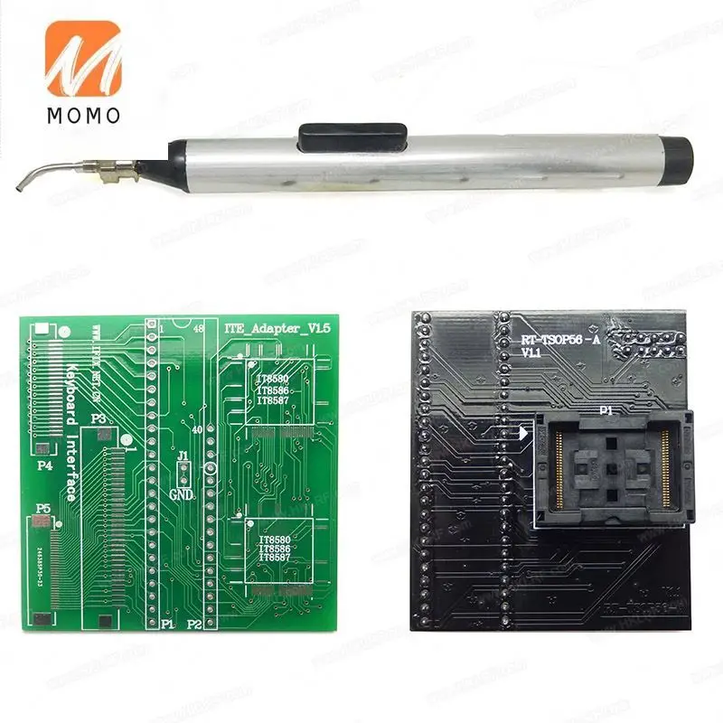 

Universal NAND EMMC Programmer + 31 ADAPTERS + suction pen IC BURNER