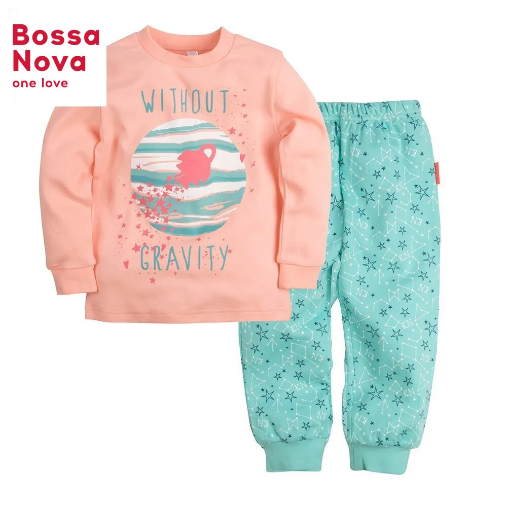 Пижама джемпер+брюки BOSSA NOVA для девочек 356p 361|pajama sets|pajama set girlchildren pajamas |