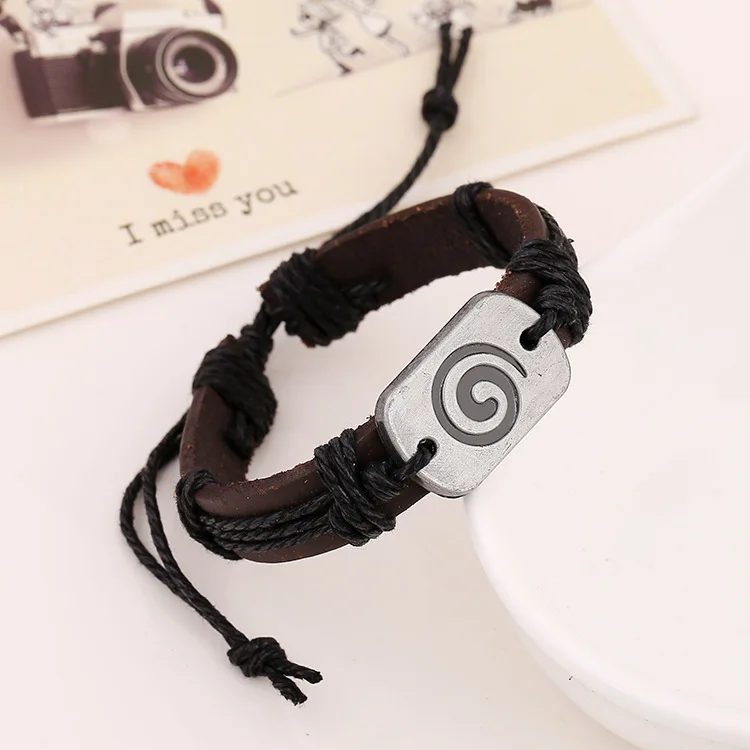 Винтажные очаровательные плетеные браслеты из воловьей кожи в античном стиле