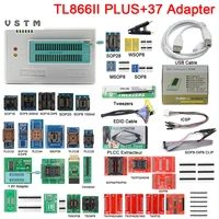 original v11 2 tl866ii plus universal minipro programmer tl866 nand flash avr pic bios usb eprom programmer37pcs adapter