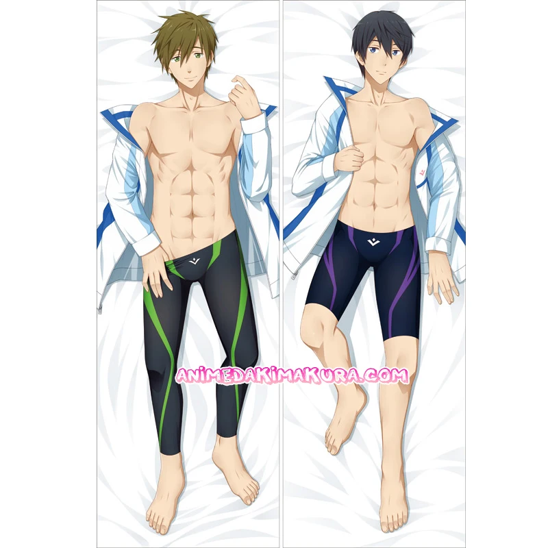 Бесплатная Dakimakura Макото тачина бабана Haruka Nanase чехол для подушки тела аксессуары