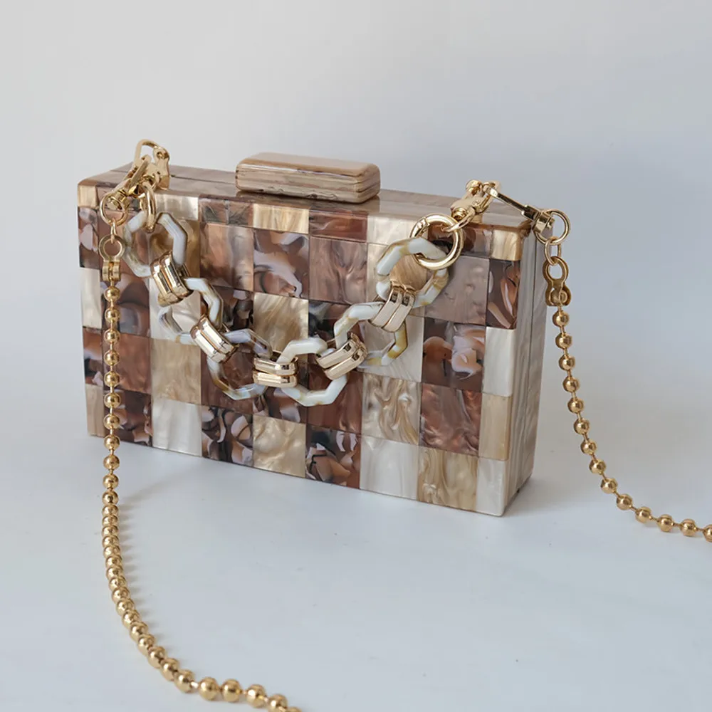 Новые модные сумки модная женская сумка коричневая полосатая акриловая