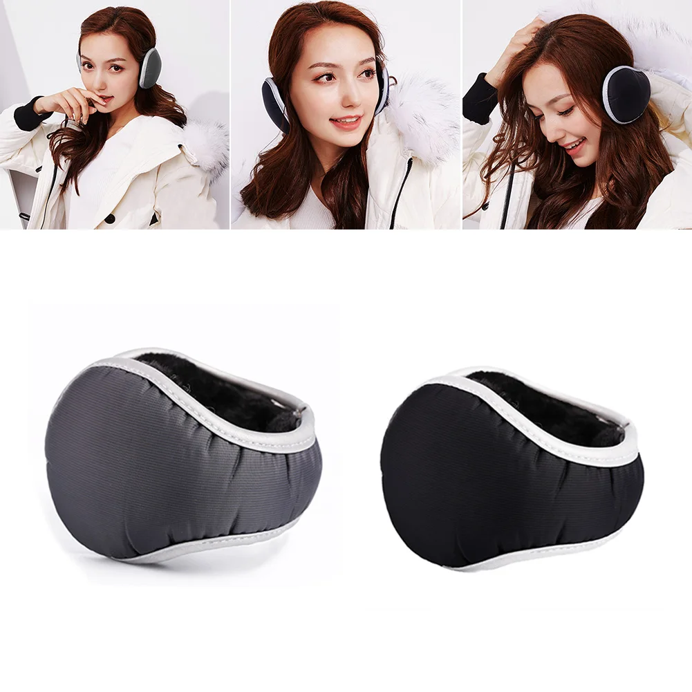 

Fold Away Padded Earmuffs Ear Muff Reflective Comfortable Warmer Men women