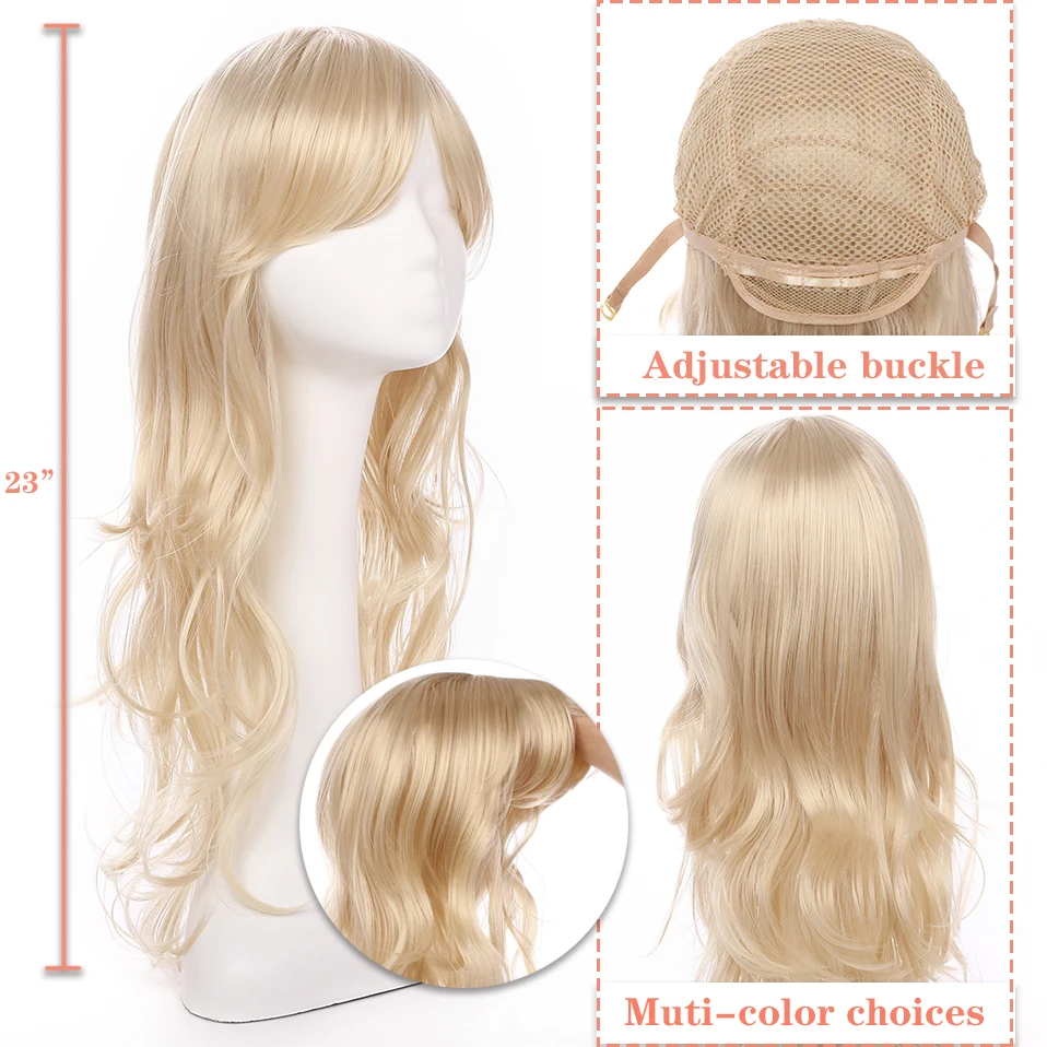 HAIRRO длинные вьющиеся волнистые волосы винно красный парик с челкой