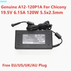 Оригинальное зарядное устройство Chicony 120 Вт 19,5 в А для ноутбука MSI GE60 GE70 GP70 GF63 для Clevo W650SJ W355ST W370ST