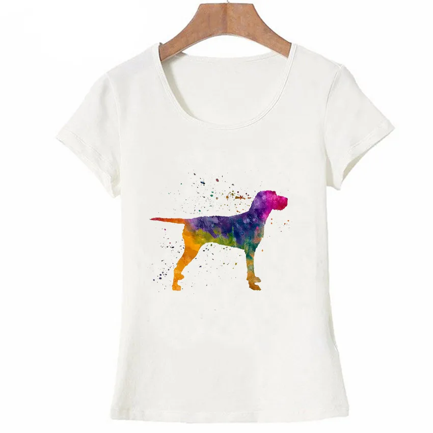 Венгерская футболка с акварельным принтом в виде вирехаидов Новая женская