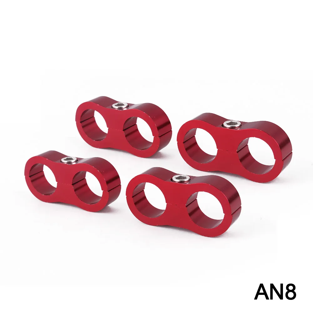 RASTP 4Pcs AN8 шланг для подачи масла и воды разделительный зажим Алюминиевый RS HR013 4pcs