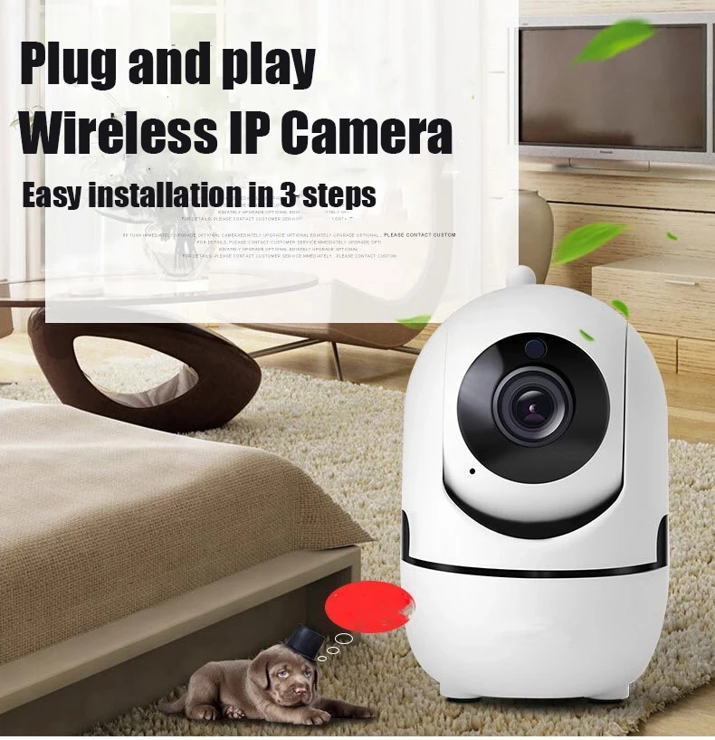1080P HD Wifi IP камера Full-HD PTZ автоматическое отслеживание домашней безопасности