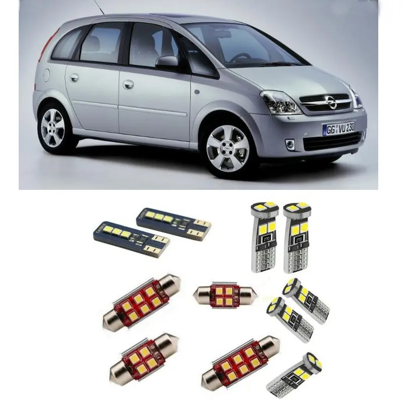

Автомобильные аксессуары, яркий белый супер-яркий набор для Opel Meriva 2003 - 2010 6000K