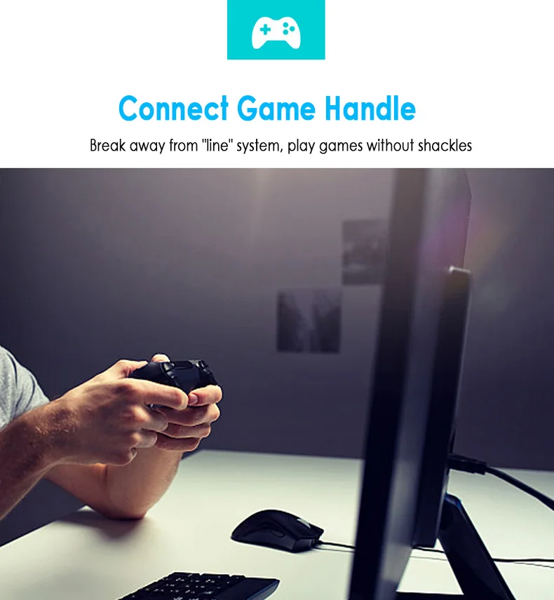 Bluetooth ресивер USB для V5.0 адаптер ноутбука ПК компьютерный гарнитура телефона