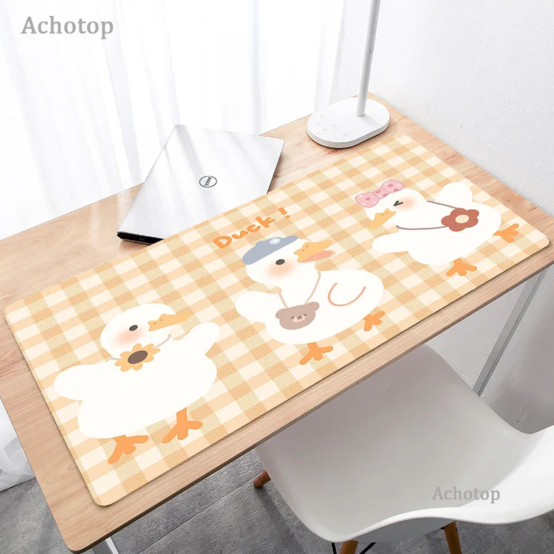 

Милый коврик для мыши XXL, большой игровой компьютерный коврик для мыши, игровые аксессуары, коврик для клавиатуры и мыши 80x30 мм, длинный Насто...