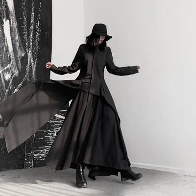 Женская рубашка с длинным рукавом Dark Yamamoto|Рубашки| |