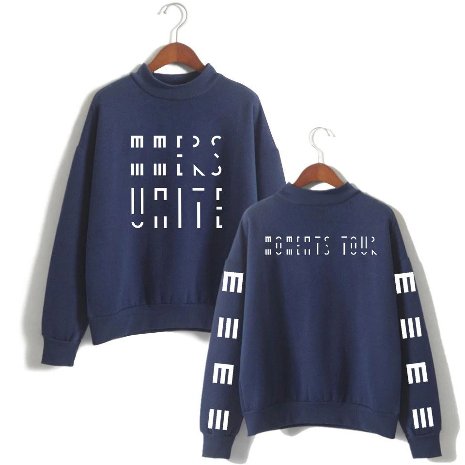 Свитшот женский с высоким воротником в стиле хип-хоп |