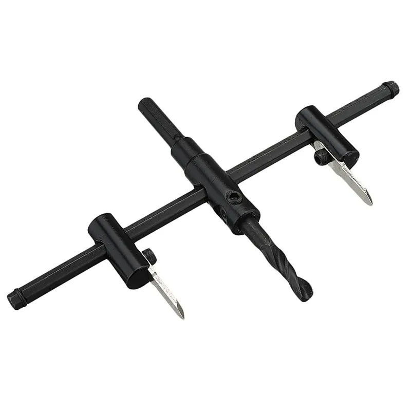 Прочный регулируемый 120/200/300 мм Круг отверстие пилы сверло резак набор для