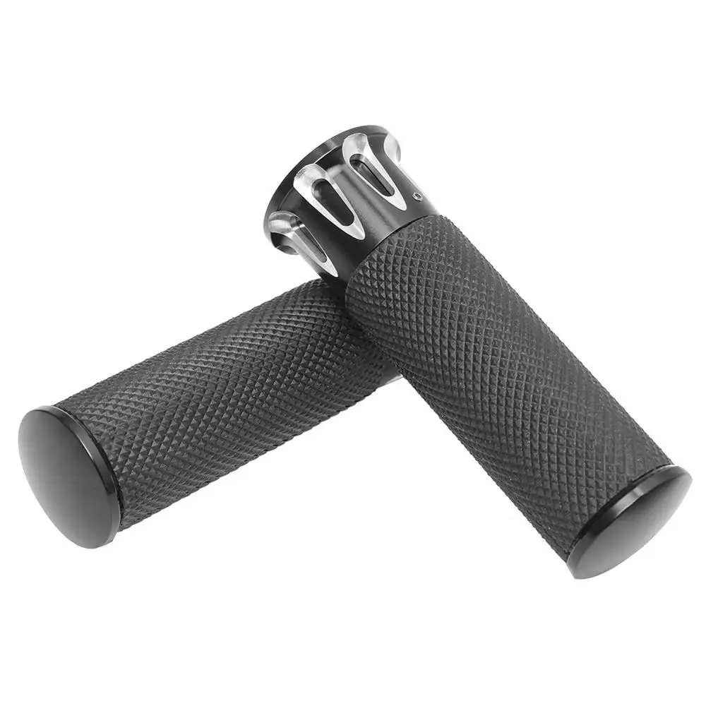 Ретро черная 1 &quotмотоциклетная мотокроссовая Ручка 25 мм алюминиевая ручка с ЧПУ