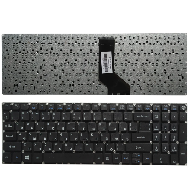 

Русская клавиатура для ноутбука Acer Aspire E5-722 E5-772 V3-574G E5-573T E5-573 E5-573G E5-573T LACK (Win 8)