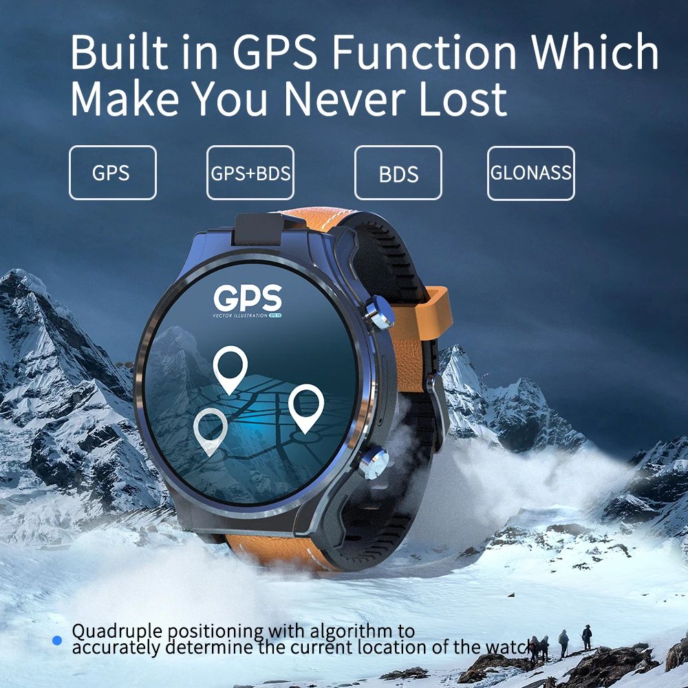 

Смарт-часы, 4G LTE, Android 10, 4 + 64 ГБ, Восьмиядерный процессор Helio P22