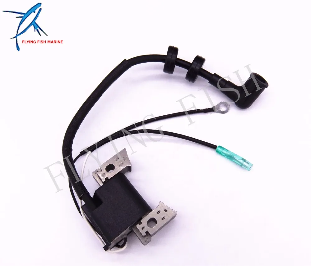 6BX-85571-00 Катушка зажигания в сборе с интерактивного компакт-диска для Yamaha подвесной F4L F4B F4S F5A F6L F6S F6C 4-х тактный