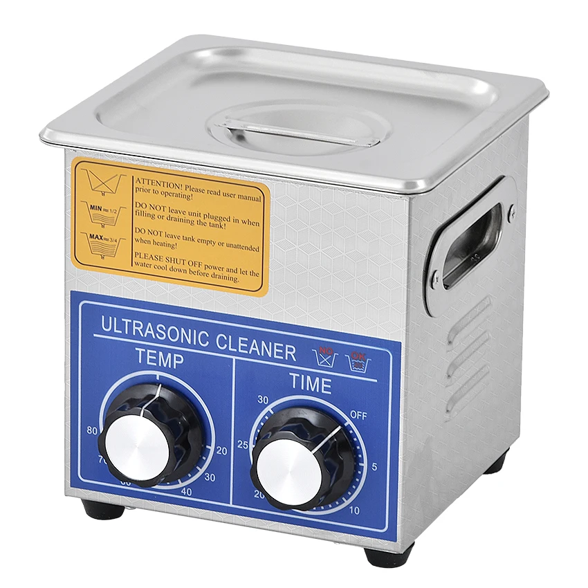 1 шт. ультразвуковой очиститель из нержавеющей стали 2 л 60 Вт 110 В|ultrasonic cleaner|stainless