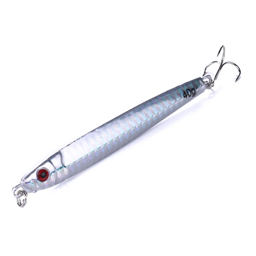 

HENGJIA 5pcs 30g / 40g Micro Jigging Metal Jig Lure Fishing Jigs Lead Bait Inshore Fishing Lures