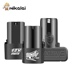 Аккумуляторная батарея NIKALAI, литиевая батарея 18650 12 В для электродрели, 16,8 в