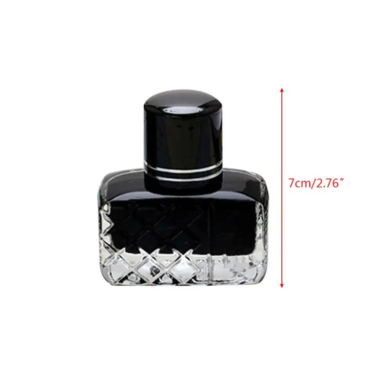

Smooth Writing Fountain Pen Quick Drying Ink Refill Glass Bottled School Student DXAB