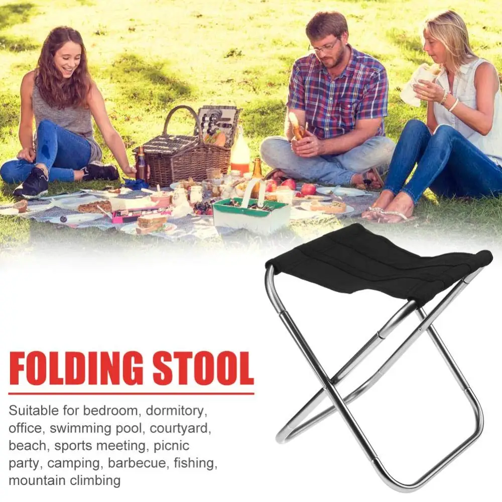 Портативное алюминиевое складное кресло сиденье для рыбалки кемпинга пикника