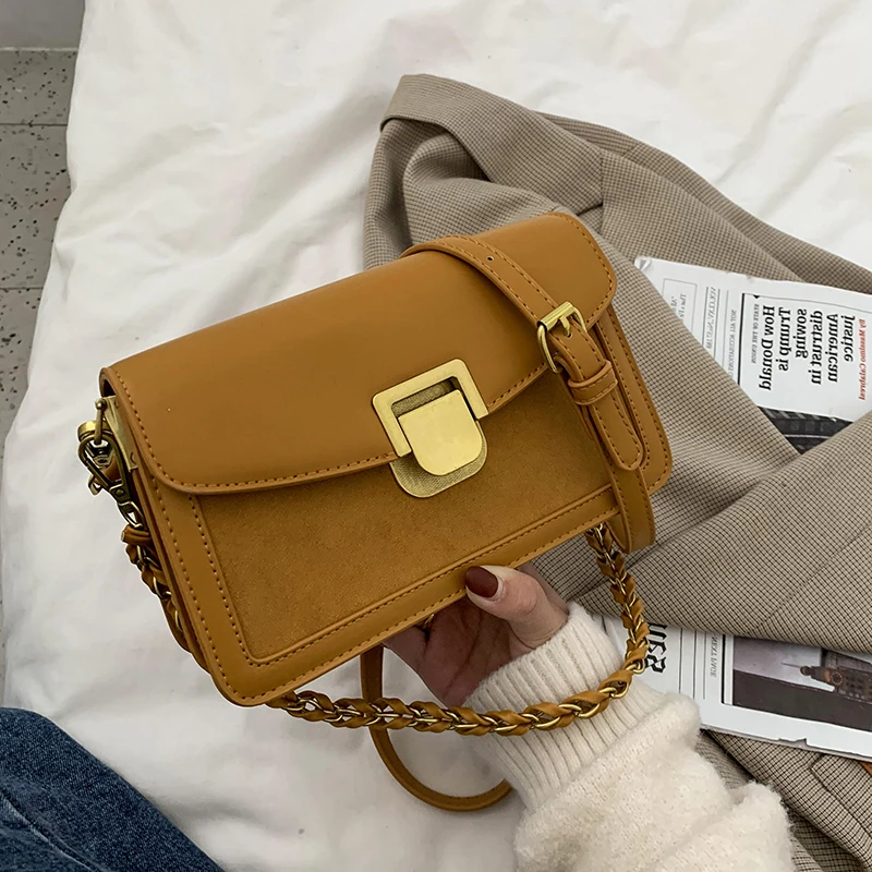 

New Woman Shoulder Bag Fashionable Simple Chain Messenger Bag High Quality Luxury Designer Handbag 2021 New Female Underarm Bag