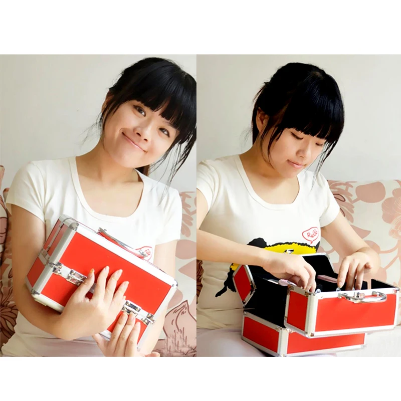 Large Size Cosmetic Organizer Multi Tiers Make Up Multifunction Women Travel Storage Box Jewelry organizador Case | Дом и сад