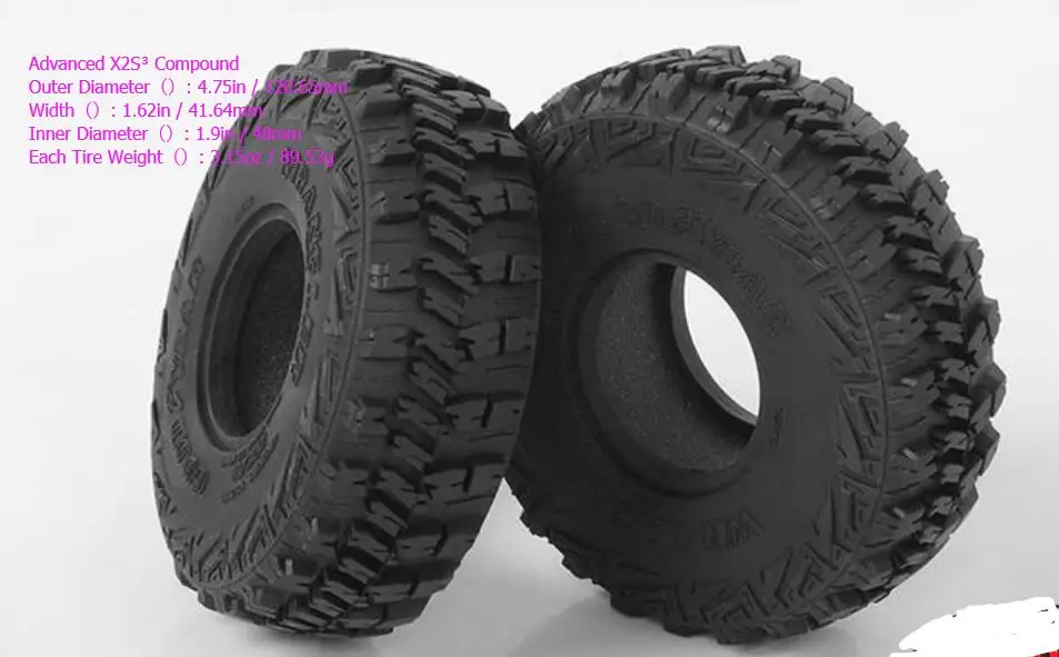 AA001 Z-T0158 120 мм шины 2 шт 1," подходит для Tamiya CC01 RC88WD TF2 D110 SCX10 II ROCK CRALWER 1/10 RC D90 AX90046 AX90047 Cruiser/FJ40 Hulix hpi - Цвет: AA001 Z-T0158