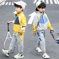 childrens clothing boys autumn sports suit stand collar sweatshirt long sleeve boy clothing suit casual sportswear