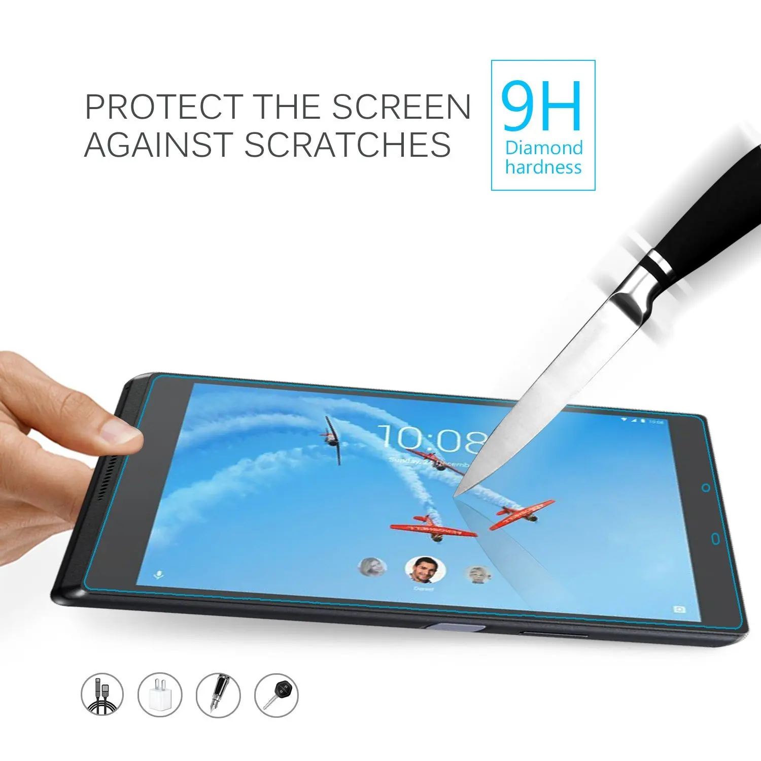 Защитная пленка из закаленного стекла для Lenovo TAB 4 8 ТБ 8504F TB 8504N 8504 защита экрана Ultra