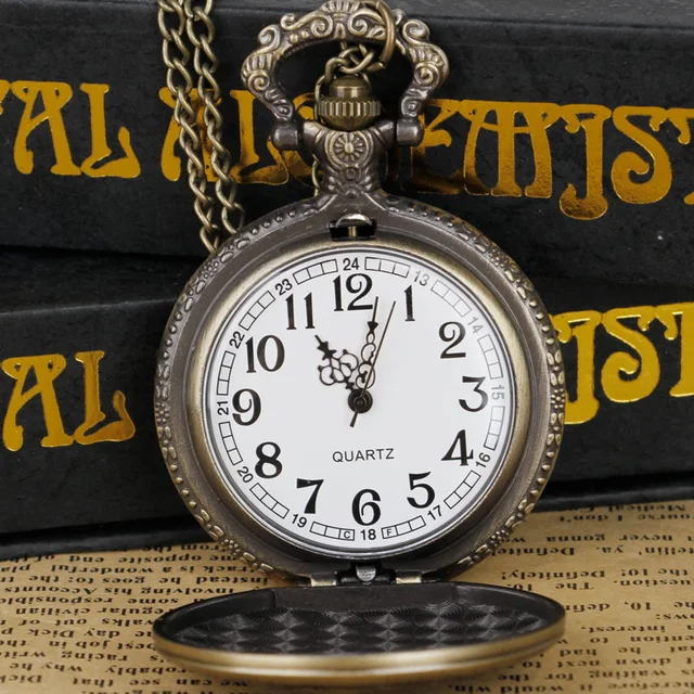 Unique Cool Quartz Pocket Watches For Mans Womans Clock Watch with