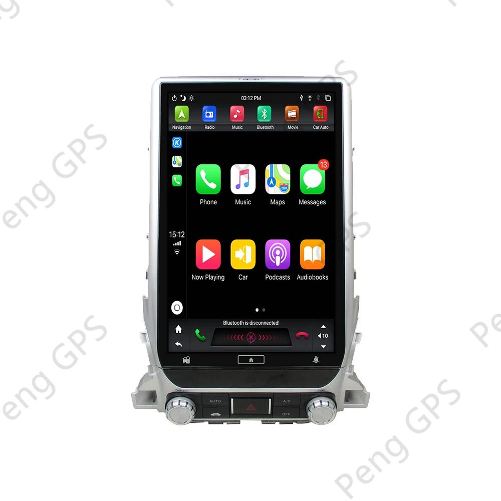 Автомобильный DVD-плеер для Toyota Land Cruiser LC200 2016-2019 сенсорный экран в стиле Тесла