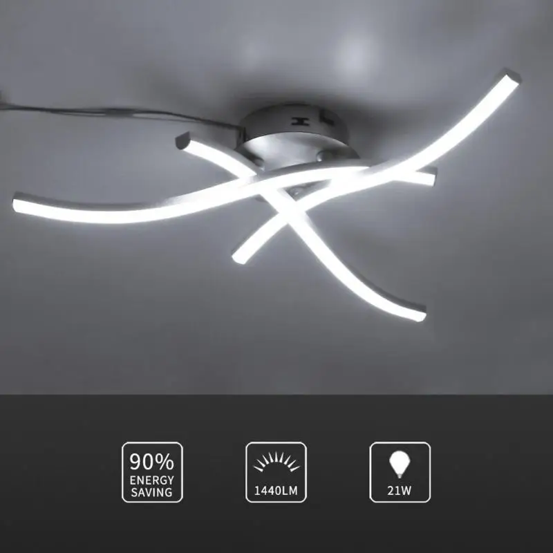 Светодиодный потолочный светильник корпус простой и роскошный не