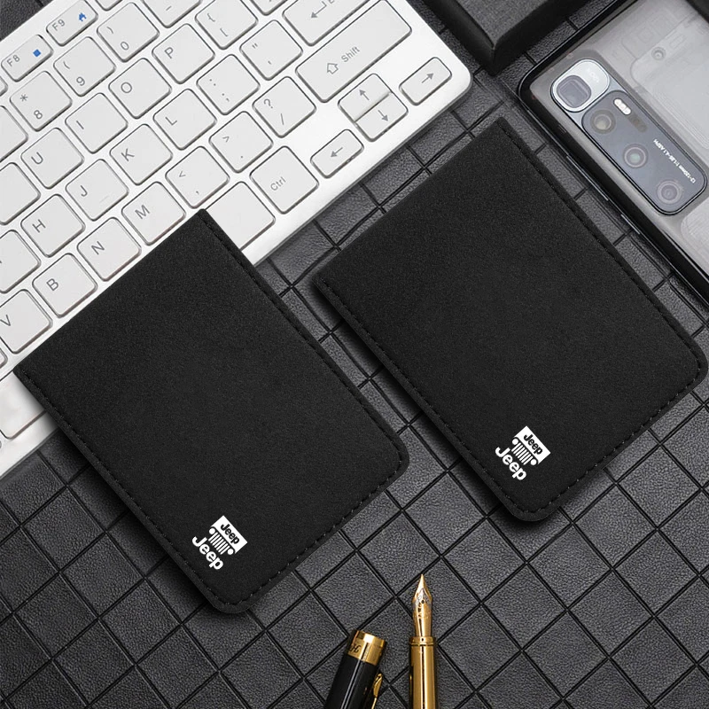 

Pu Leather Credit Card Holder Slim Blocking Driver License Protection Sets for JEEP Grand Cherokee Commander Renegade WranglerEt