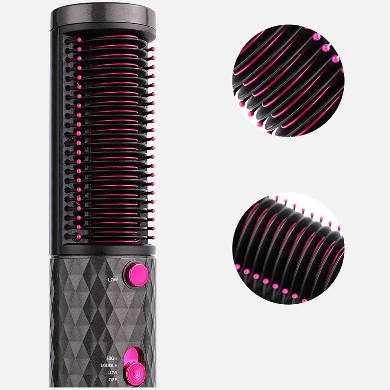 3-в-1 расческа для выпрямления волос горячим воздухом завивки стайлер аксессуары