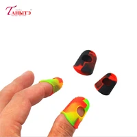2pcs silicone finger cover silicone elastic soak off cap clip manicure cleaning wax oil tool smoking wholesale