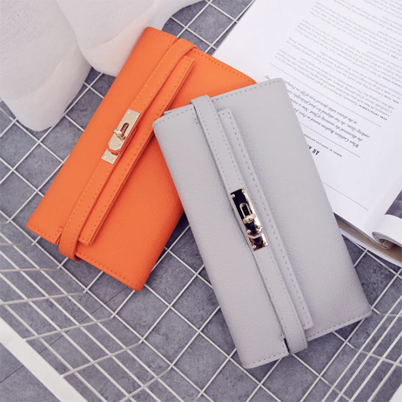Женский кожаный кошелек дизайнерский с отделением для карт 2020|Женские кошельки| |