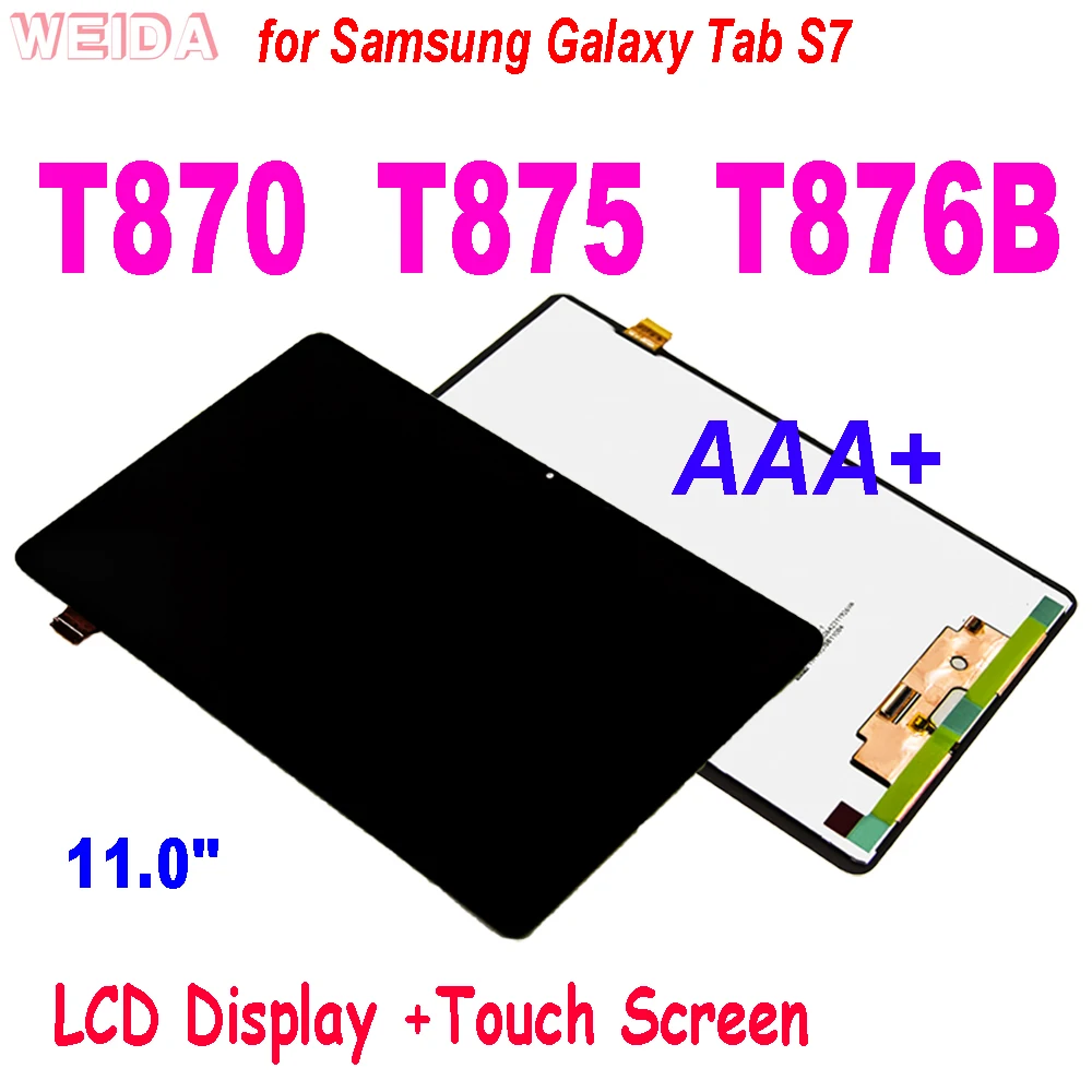 

11.0" LCD for Samsung Galaxy Tab S7 T870 LCD Display Touch Screen Digitizer Assembly For Samsung SM-T870 T875 T876B LCD Screen