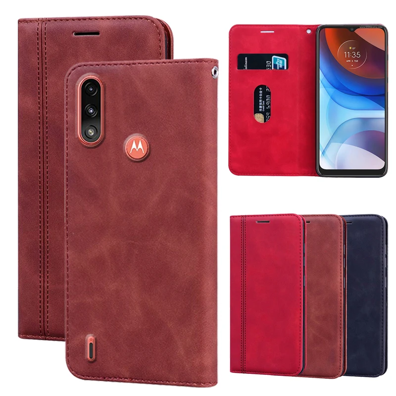 

Flip Leather Case For Motorola Moto E7 Power чехол Cover Stand Wallet Protector Capa For Moto E7 Power Telefone Funda Shell Capa